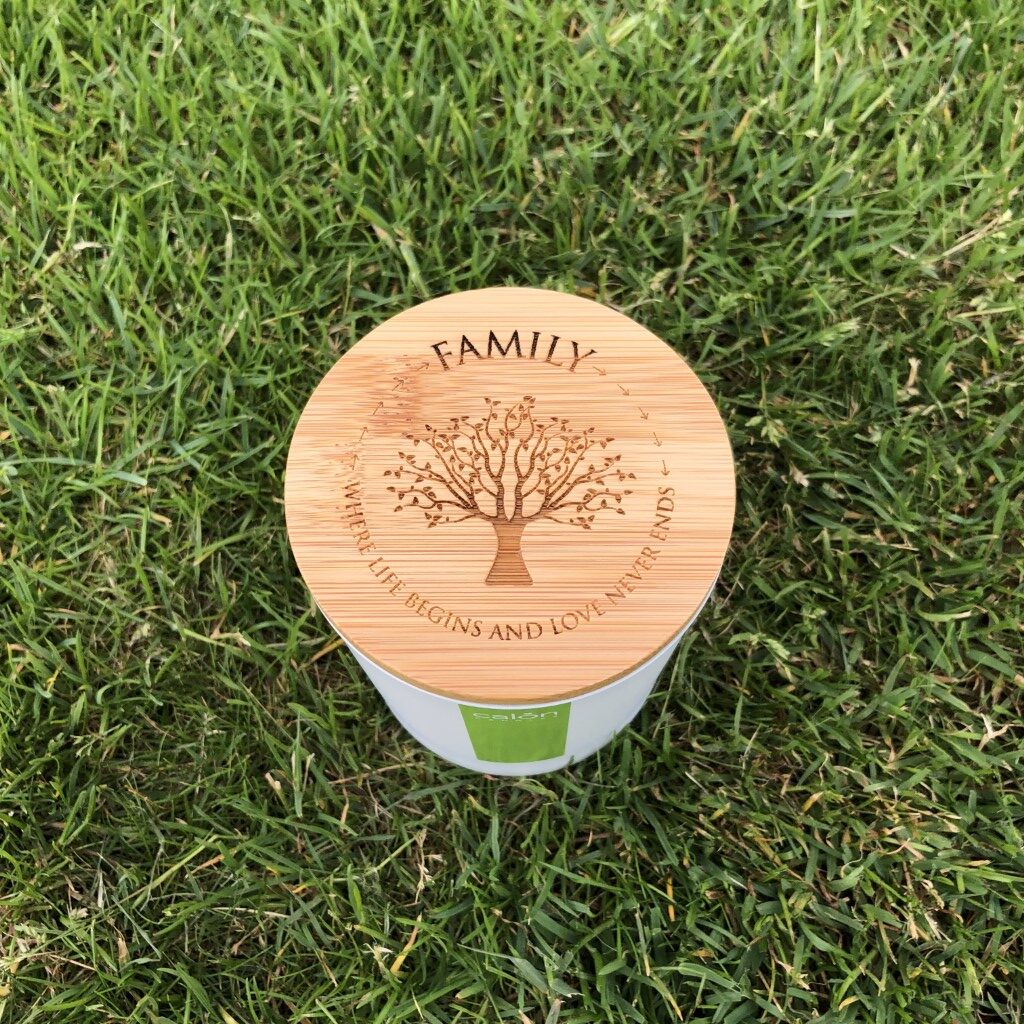 "Family" Quote Candle Calon Home