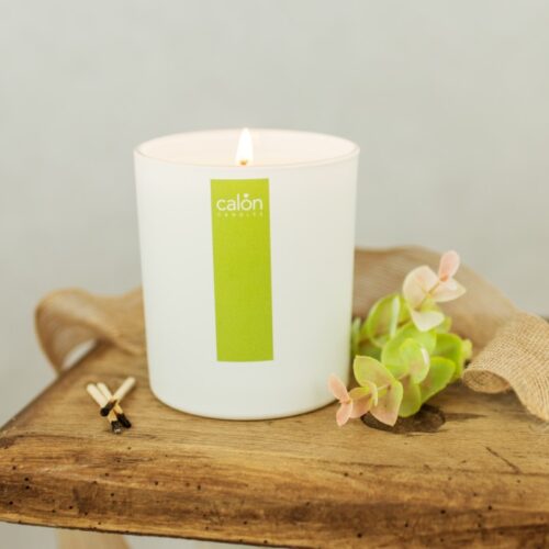 Blank candle - on white