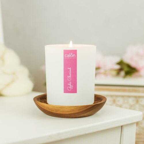 Gyda Chariad welsh with love candle