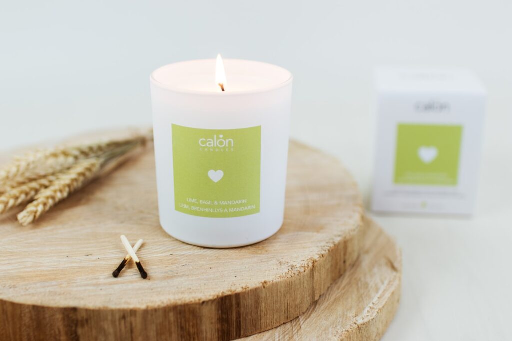 Lime Basil and Mandarin Candle Summer Candles Calon Home