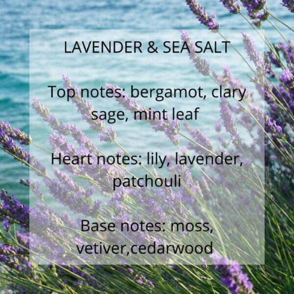 Lavender & Sea Salt fragrance notes