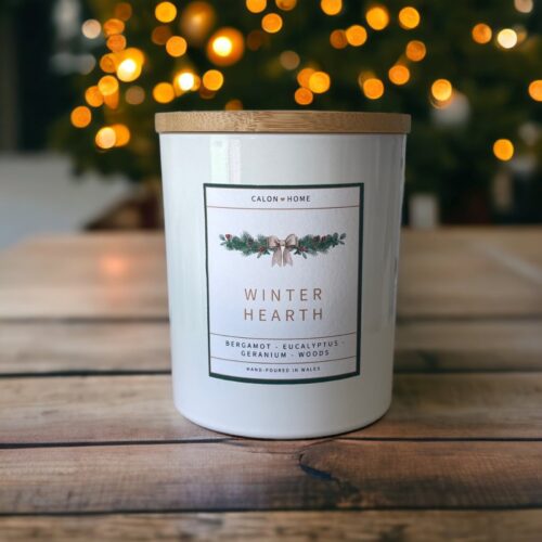 winter hearth christmas candle